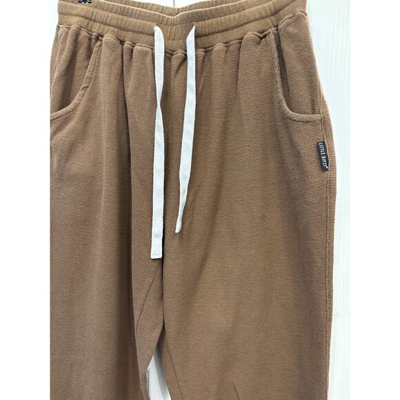 Little Bipsy adult XL brown thermal sweats joggers loungewear - Picture 4 of 4
